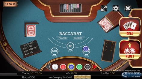 Baccarat Casino Web Scripts Betway